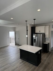 Palm Lodge mobile home interior with quartz countertops, Anaheim CA